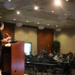 Guest Speaker John Martinez, SEMA Engineer, covers testing and compliance at Summit 73's 2025 Day 2 Conference.